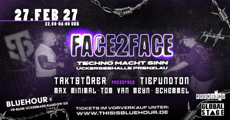 Face2Face TECHNO MACHT SINN! 27.02.2027
